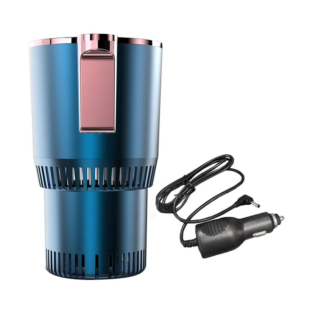 2 en 1 Smart Car Calentador de vasos y enfriador de coche taza con funciones de enfriamiento y calefacción Aislamiento para bebidas para vasos B
