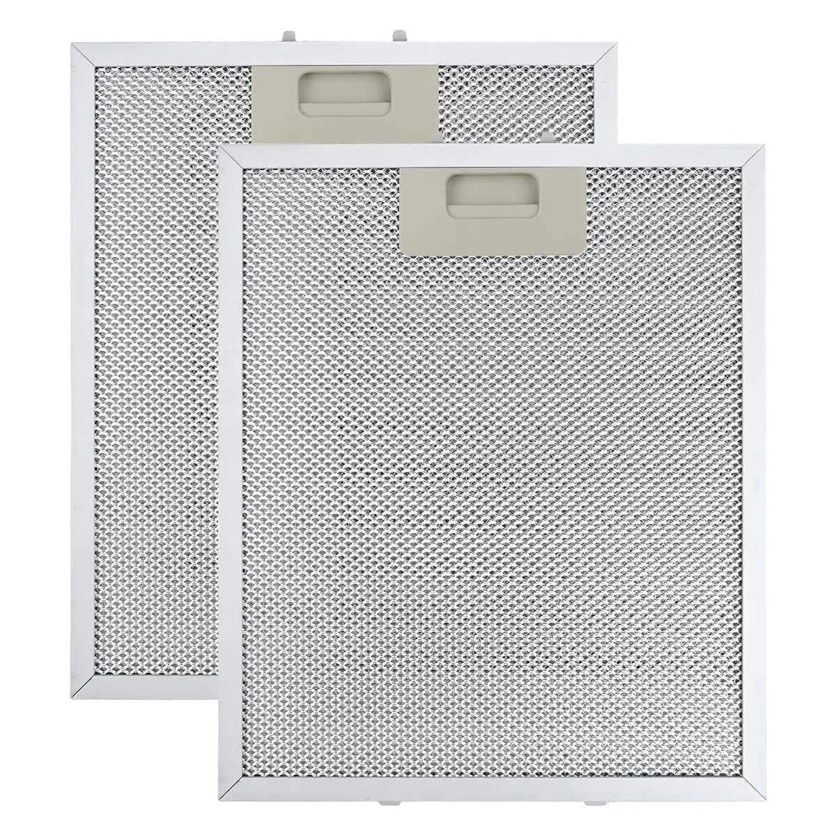 2 Piezas 340 x 280mm Filtro Campana Cxtractora AEG Blanco Alta Capacidad de Almacenamiento de Aceite Resistente a Altas Temperaturas - Repuesto de 5 Capas