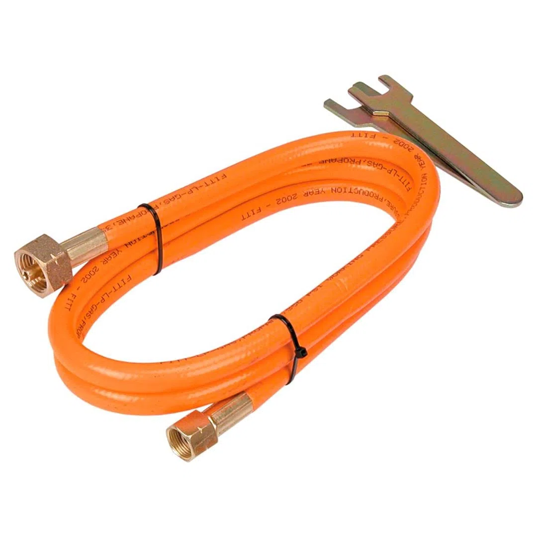 Manguera de gas propano con conector de 2-5 m, manguera de conexión de butano y propano