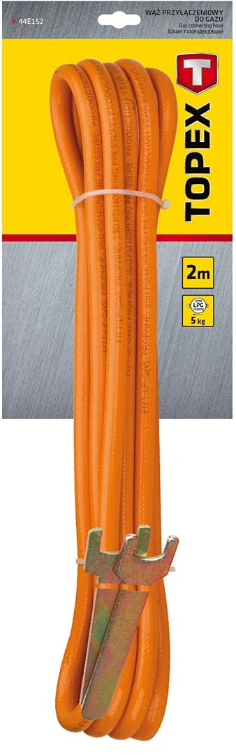 Manguera de gas propano con conector de 2-5 m, manguera de conexión de butano y propano