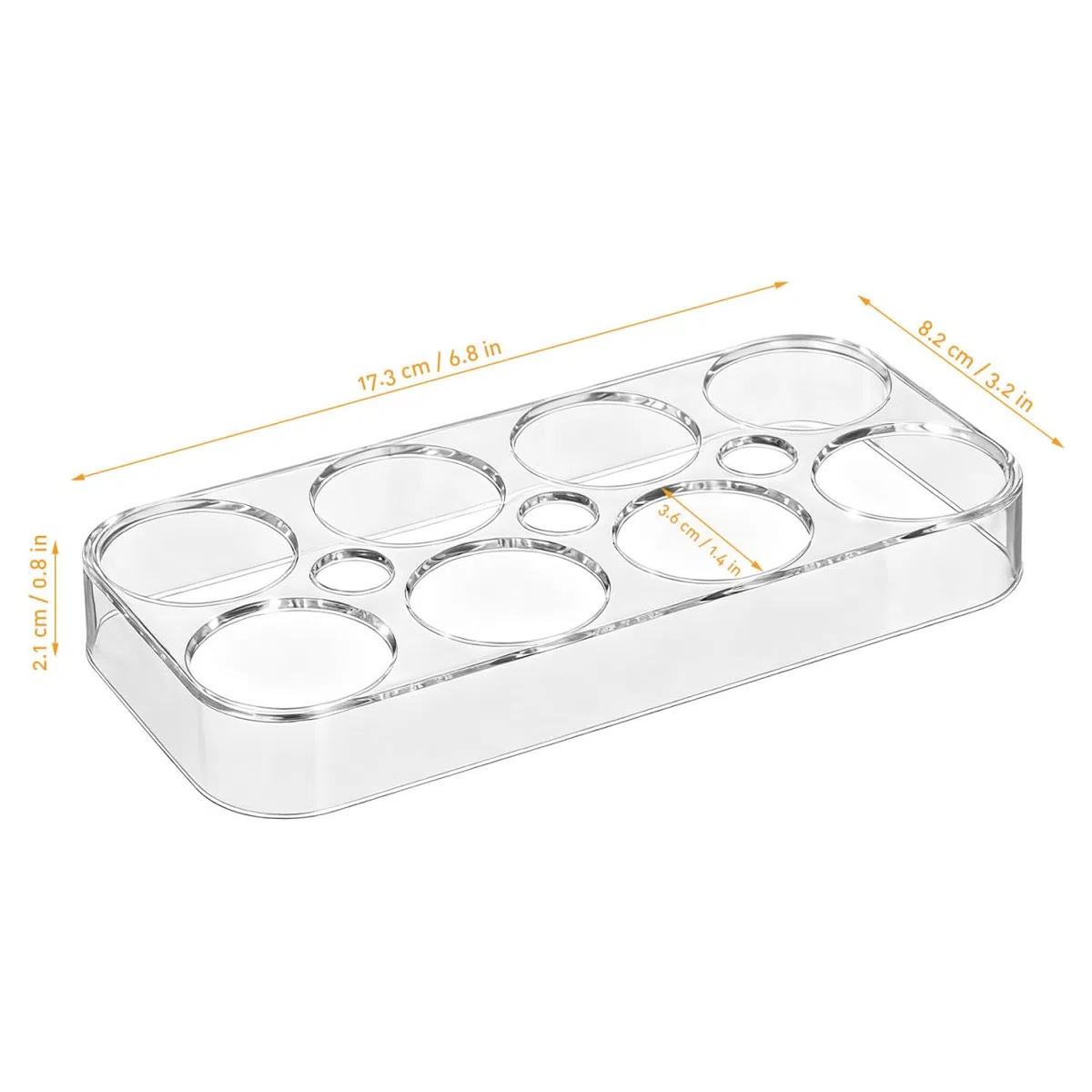 HEMOTON 2 Piezas Hueveras para Frigorifico Porta Soporte Hueveras Nevera de Plastico Soporte Nevera Práctico De Para Refrigerador Bandeja De Para Frigorífico Cajón De Almacenamiento