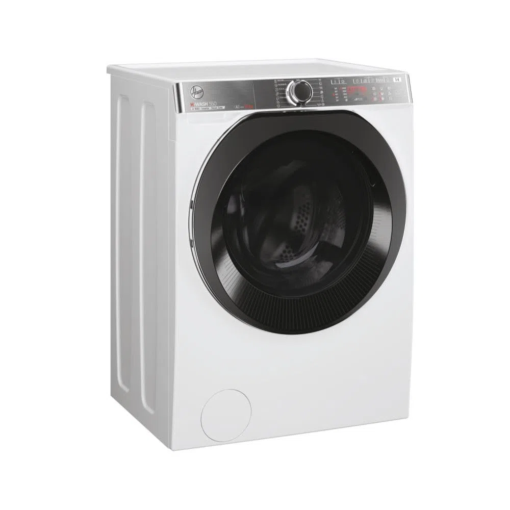 Hoo ver H-WASH 550 - Lavadora de instalación (10 kg, carga frontal, clase A-20%, 1600 vueltas, App hOn, Cycles Care, Vapor AxLxP 85 x 60 x 58 cm, blanco - H5WPB610AMBC8-S