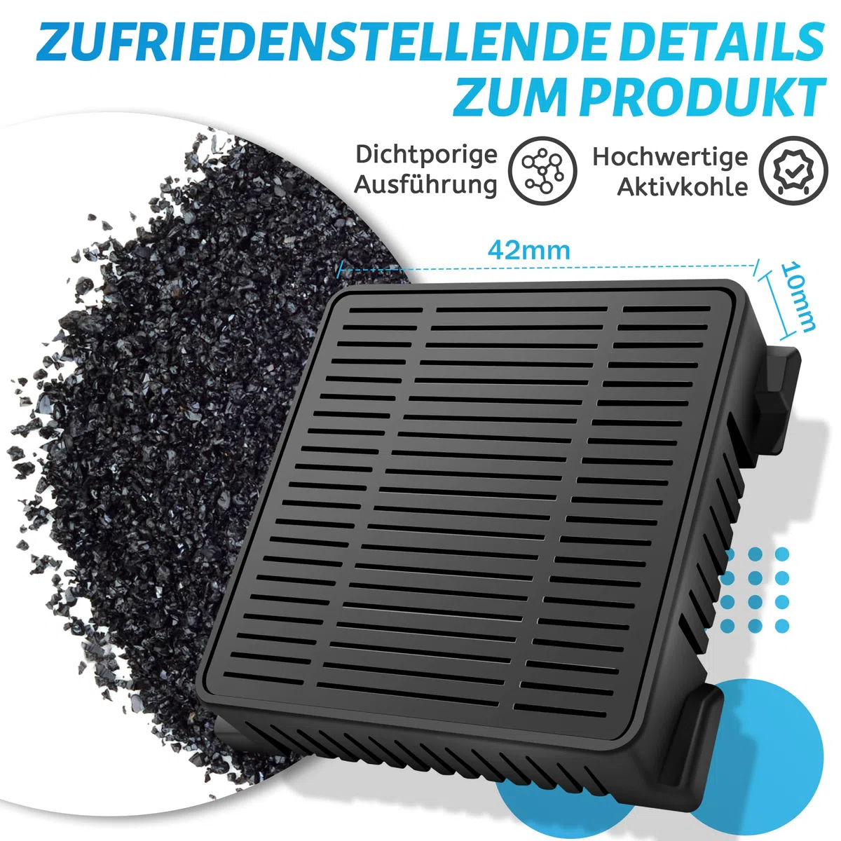 4 filtros de carbón activo para frigorífico Liebherr Fresh Air 9096989 9882429 9882460 988246000 988246000 988246001, filtro de repuesto para 7440021-00