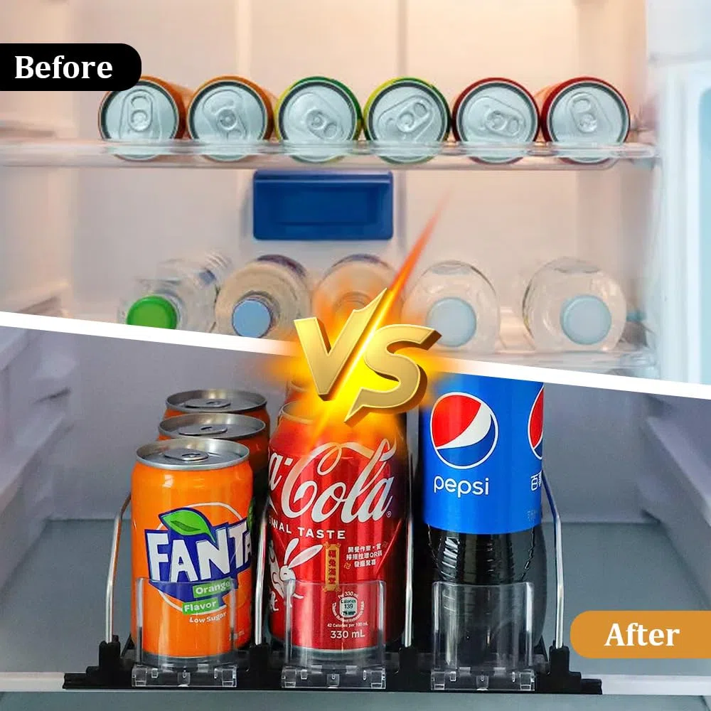 Dispensador de bebidas para frigorífico, organizador para frigorífico, cocina, armario, despensa