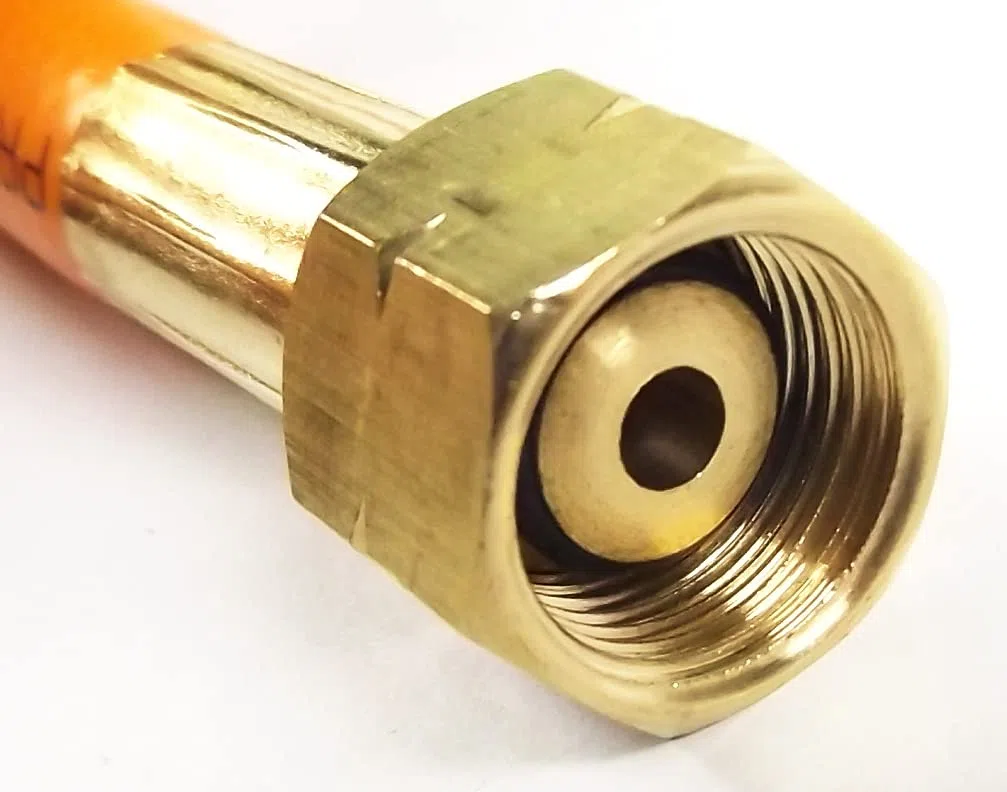 Manguera de gas propano con conector de 2-5 m, manguera de conexión de butano y propano