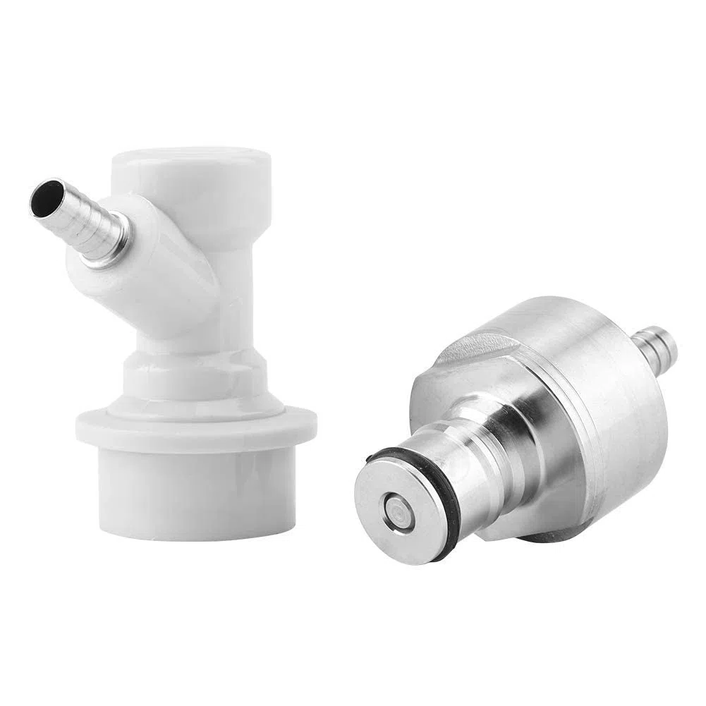 TOPINCN Carbonation Cap Acero Inoxidable 304 Carbonator con Liquid Ball Lock Disconnect 1/4" Barb Hot Homebrew Soda Agua Carbonato Cerveza Refrescos