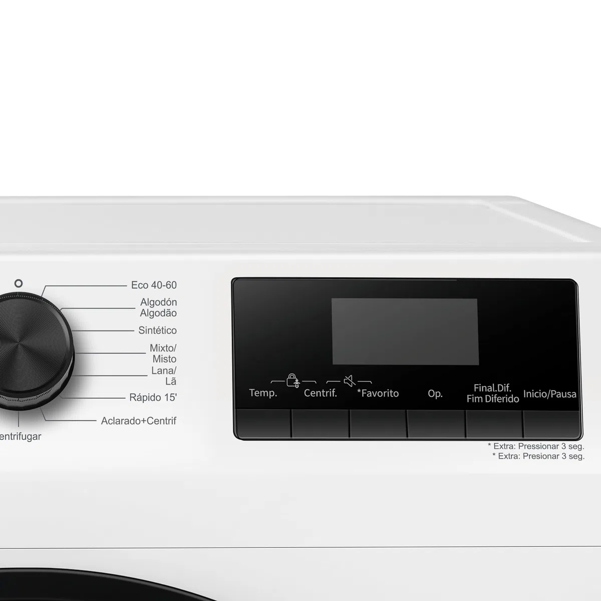 Edesa Lavadora Libre Instalación EWF-8402 WH Capacidad 8 KG Carga Frontal,16 Programas Especiales, Gran Velocidad 1400 r.p.m, Bloqueo Seguridad, Pantalla LED, Color Blanco