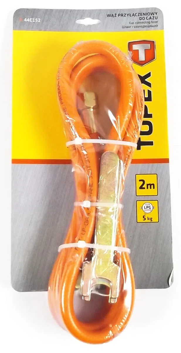 Manguera de gas propano con conector de 2-5 m, manguera de conexión de butano y propano