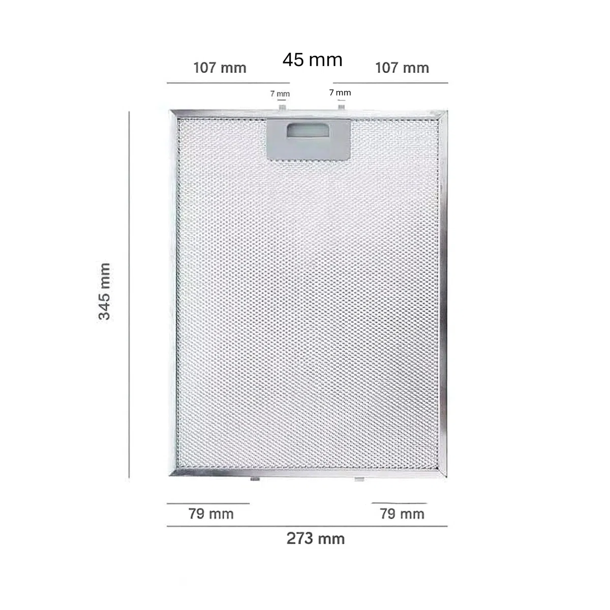 Recamania Filtro Campana TEKA DBB60 (2 UNIDADES) 81460133 Medidas 275 x 344 mm