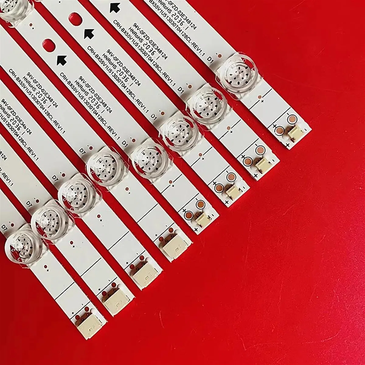 Tiras de retroiluminación LED 12LED compatibles for HISENSE H55B7100UK H55B7100 H55B7300 H55B7300UK HD550V1U51-T0L4