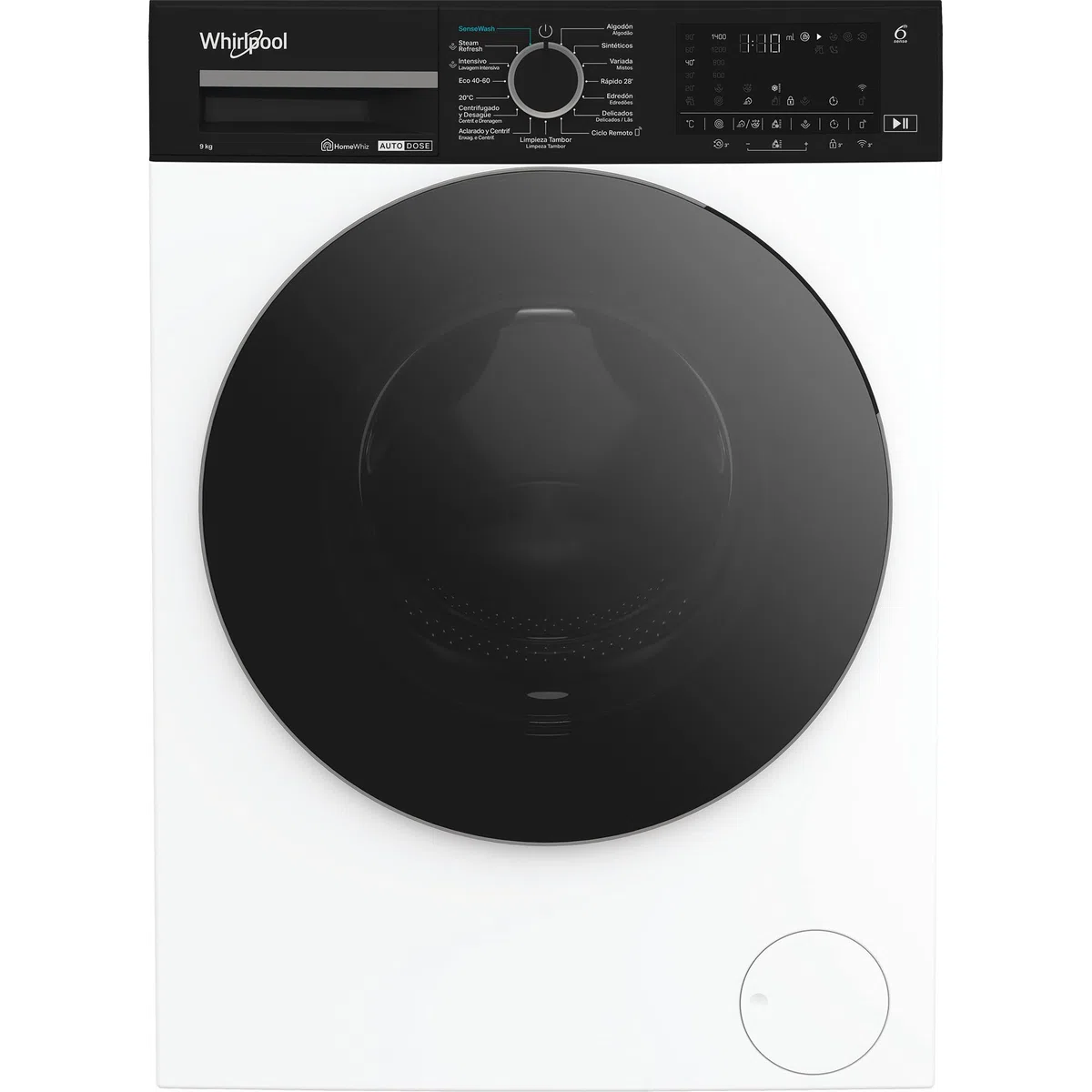 Whirlpool - Lavadora de libre instalación WPM 97W ADS SPT