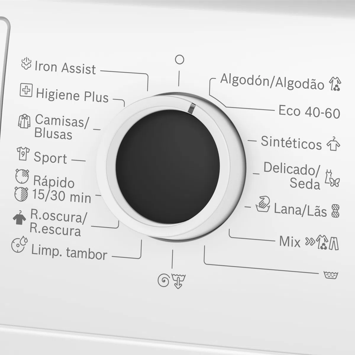 Bosch, Lavadora, Serie 4, 8 kg, Iron Assist, blanco, WAN28283ES | Planchado más fácil gracias al programa de vapor, con un motor silencioso y duradero.