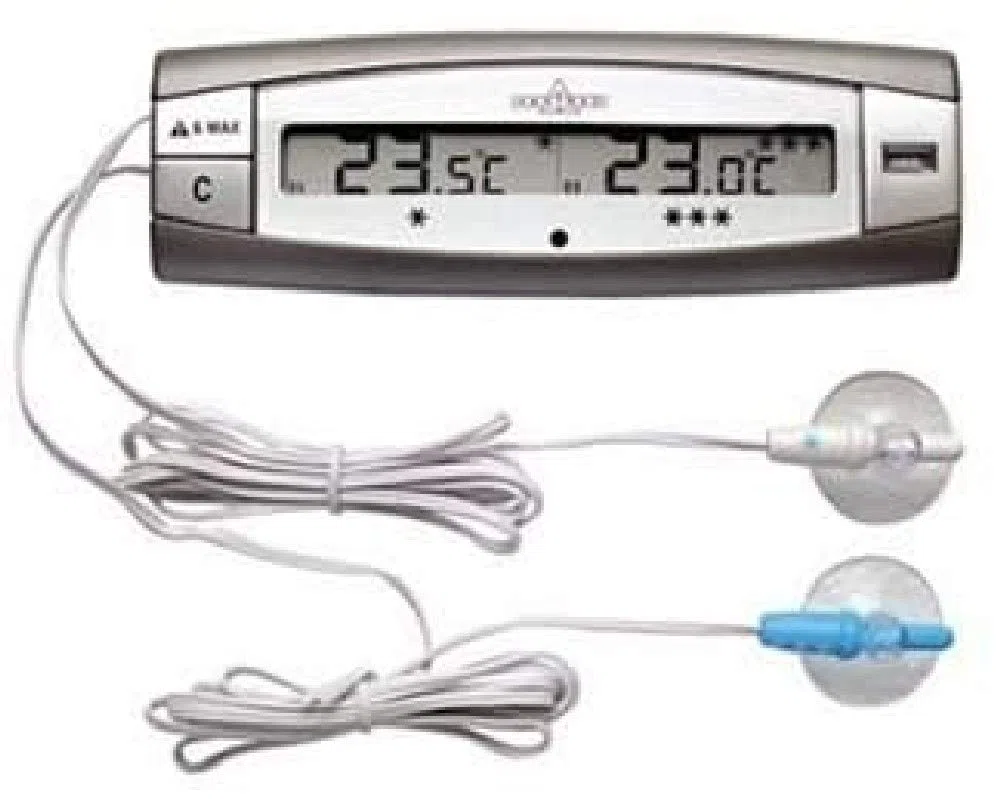 Lacor - 62456 - Termometro Electronico Para Frigorifico - Rojo