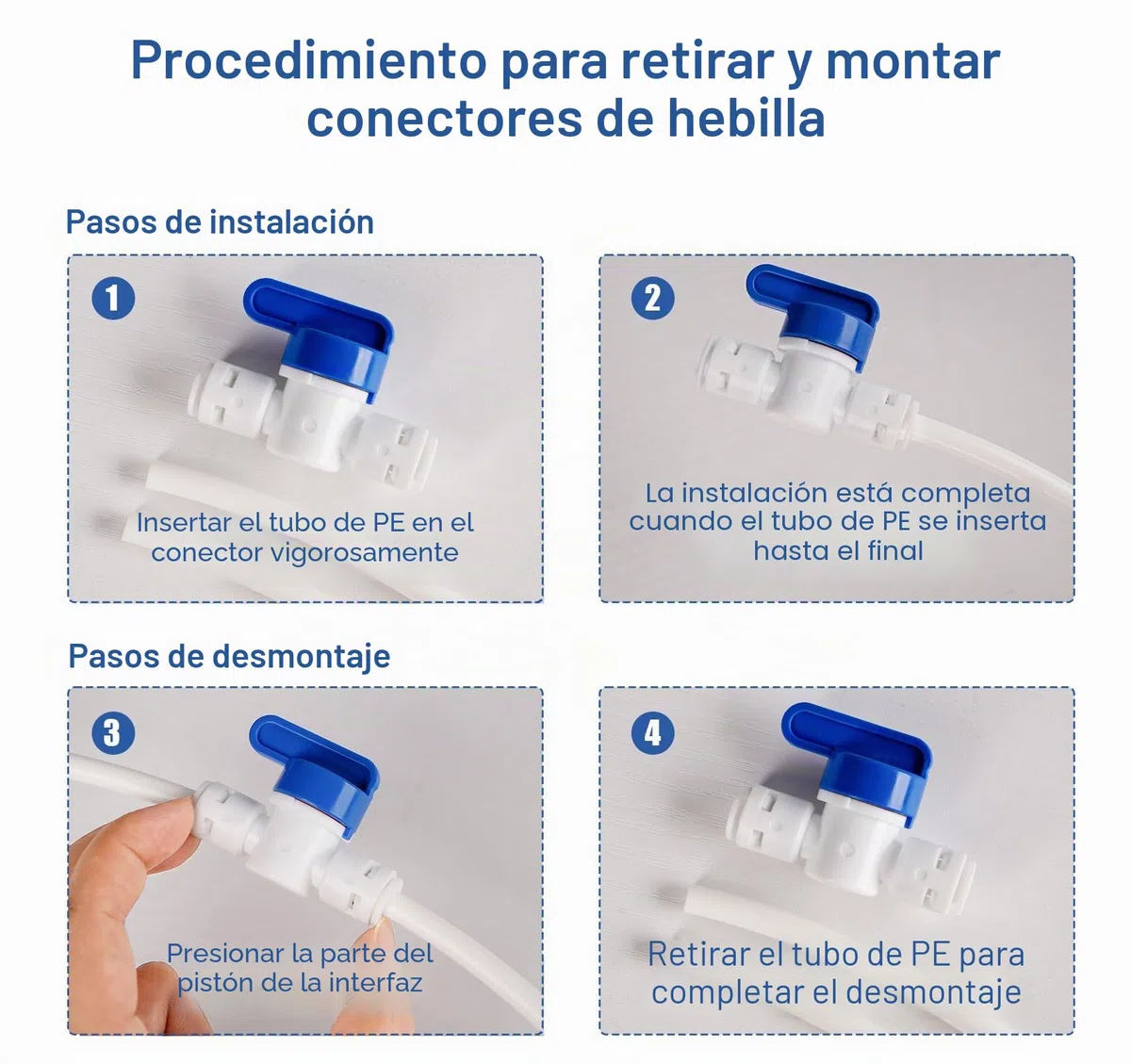 ilauke Tubo de Suministro de agua de 15m,Kit de Conexión Universal para Manguera de Suministro de Agua 1/4" con Kit de Accesorios de Conector para Frigoríficos Samsung de Estilo Americano