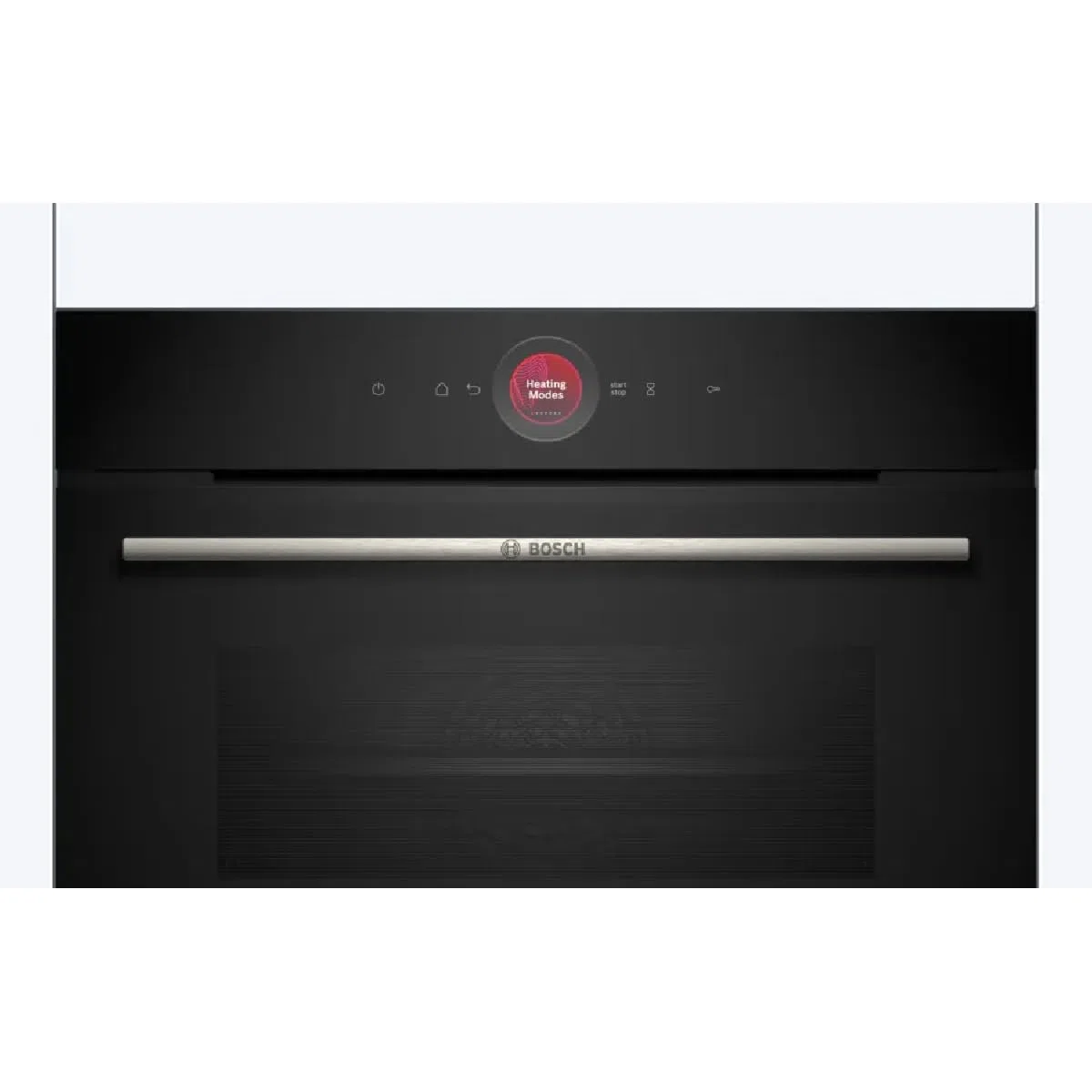 Bosch - Horno Compacto, 60 cm, Serie 8, Electrónica TFT TouchControl, AirFry, Función Assist, Home Connect, Pirólisis, Negro, CBG7741B1