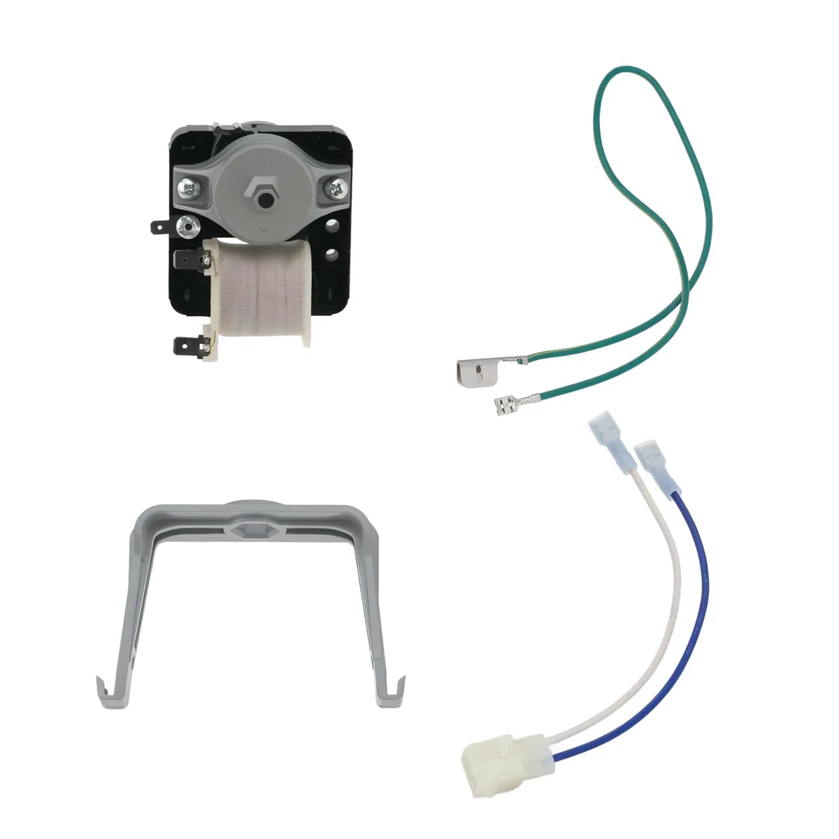 1 Juego de Motor de Ventilador de Evaporador de Refrigerador 12002744 Compatible con Whirlpool AP4009649 1174059 12002744VP 67003917 67006515