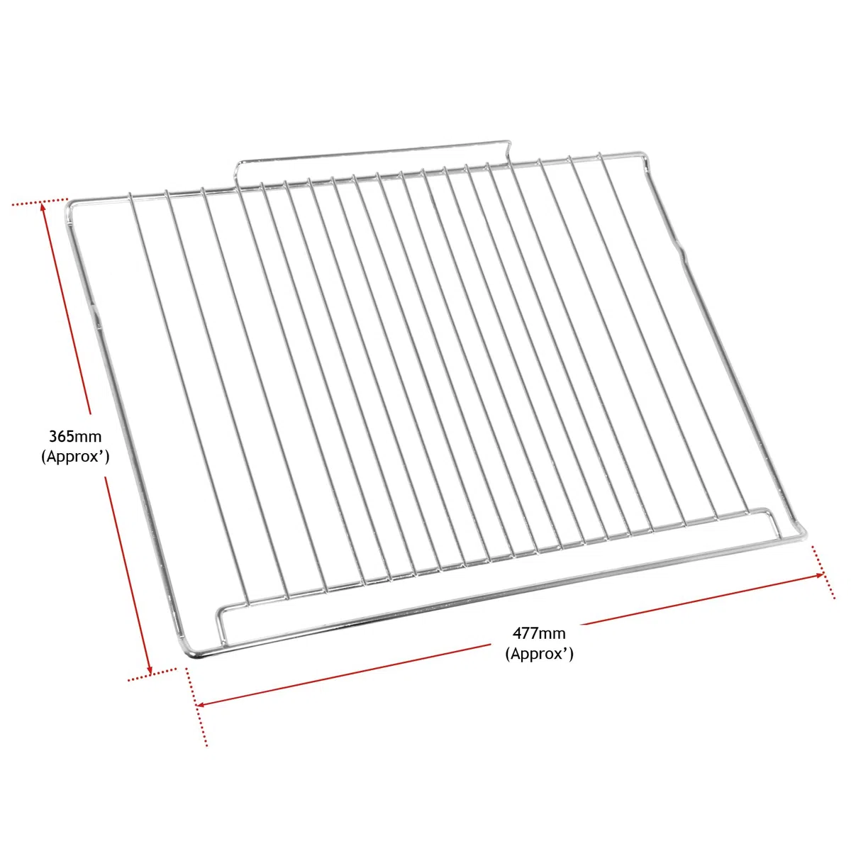 SPARES2GO Rejilla para Indesit horno/cocina (477 mm x 363 mm)