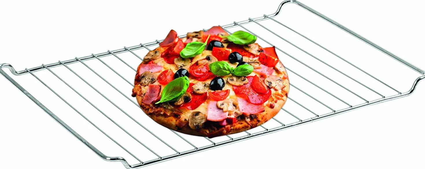ICQN Rejilla de Horno 45,5x37,5 cm, Compatible con Bosch y Siemens, Rejilla Metálica para Horno