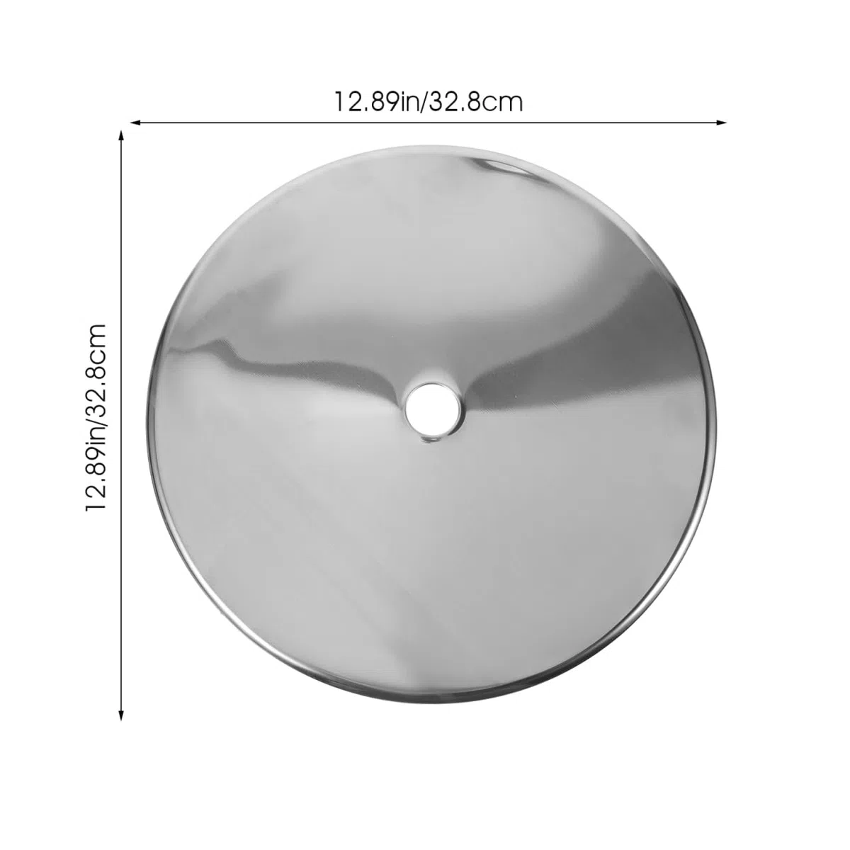 Adaptador de Inducción de Acero de 32,8 CM Superficie Lisa para Fácil Limpieza, Compatible Estufas y Mesas de Ollas Calientes, Adecuado para Uso en Cocinas de Inducción