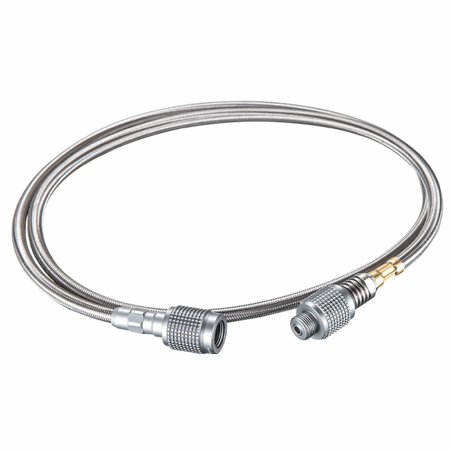 Campingmoon - Adaptador de cabezal de depósito de gas para manguera de gas EN417 para válvula Lindal atornillable tipo recipiente y dispositivo de 100 cm