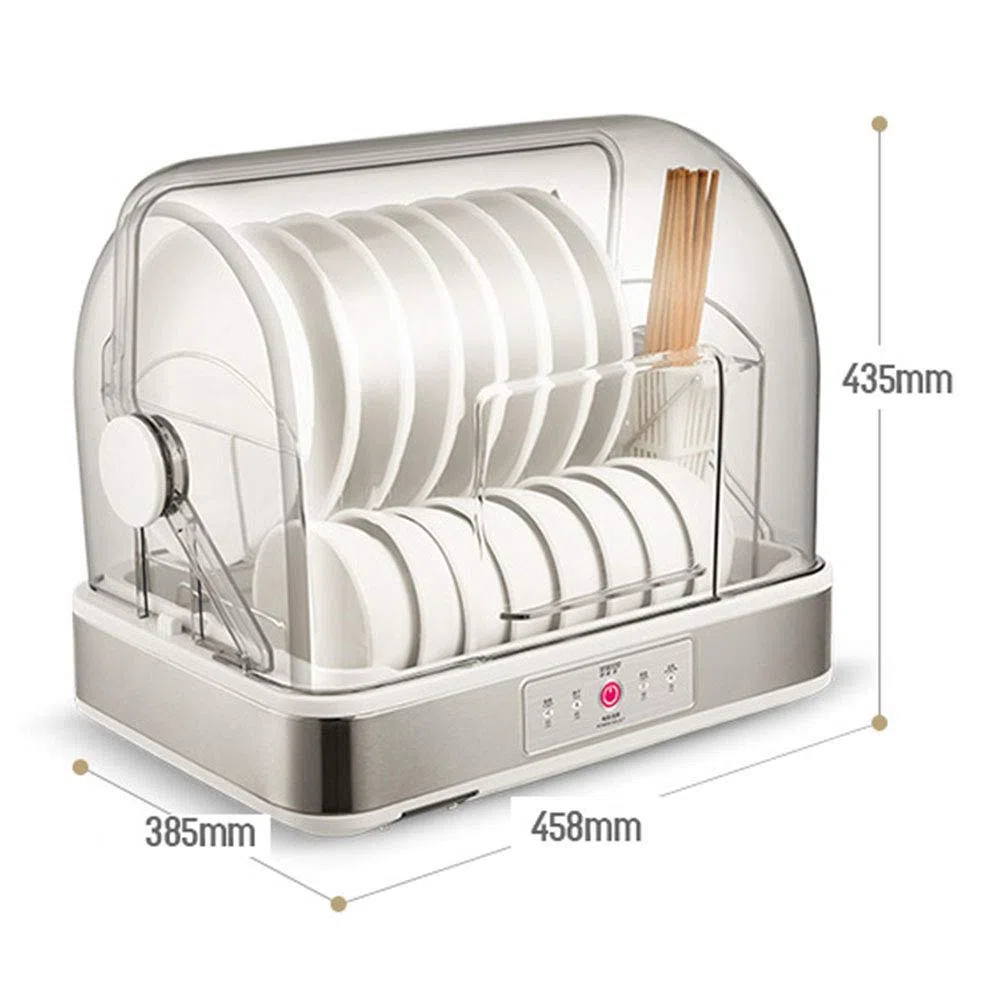 Lavavajillas Compacto Mini-Sall Dishardryer para El Hogar Control Táctil Operación, Limpieza, Esterilización, Secado Y Almacenamiento Multiuso para Platos, Cuencos, Tazas, Regalos