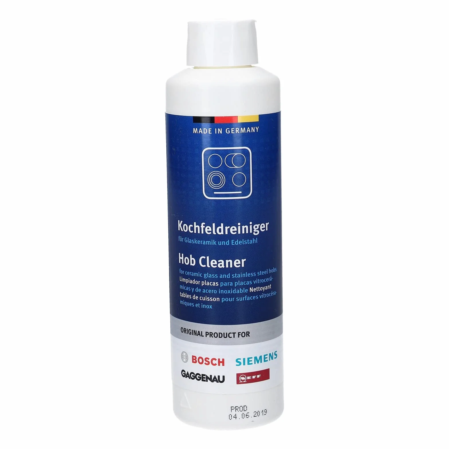 DL-pro Cuidado de vitrocerámica para Bosch Siemens 311900 00311900 - Kit de cuidado para vitrocerámica