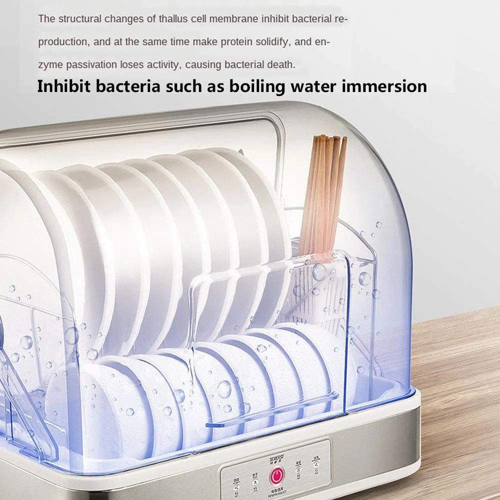 Lavavajillas Compacto Mini-Sall Dishardryer para El Hogar Control Táctil Operación, Limpieza, Esterilización, Secado Y Almacenamiento Multiuso para Platos, Cuencos, Tazas, Regalos