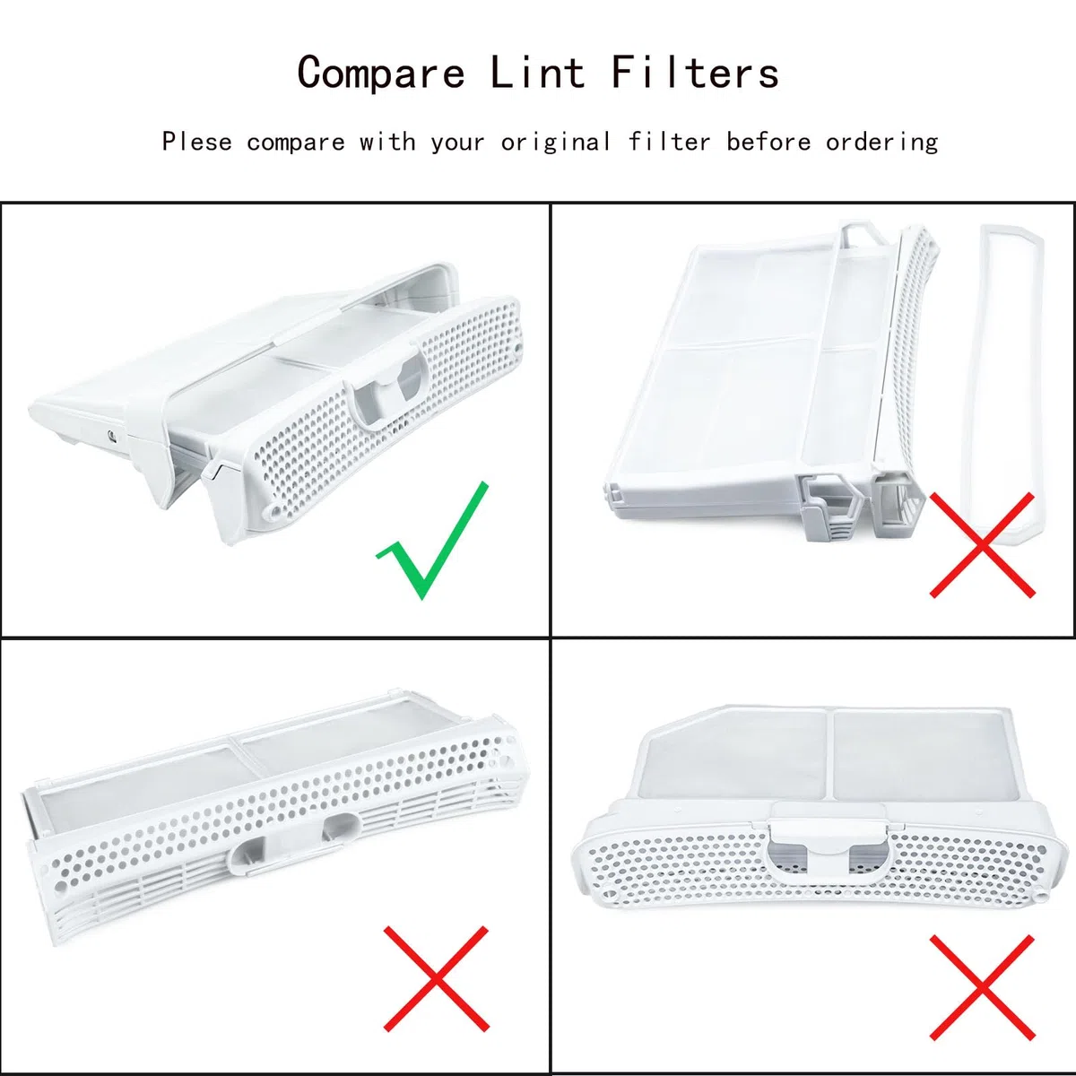 Filtro de pelusa doble compatible con Siemens Neff Bosch Constructa Balay Avantixx EcoLogixx iSensoric Logixx Maxx Serie 4/6/8, filtro de secadora autolimpiable, 00656033 656033