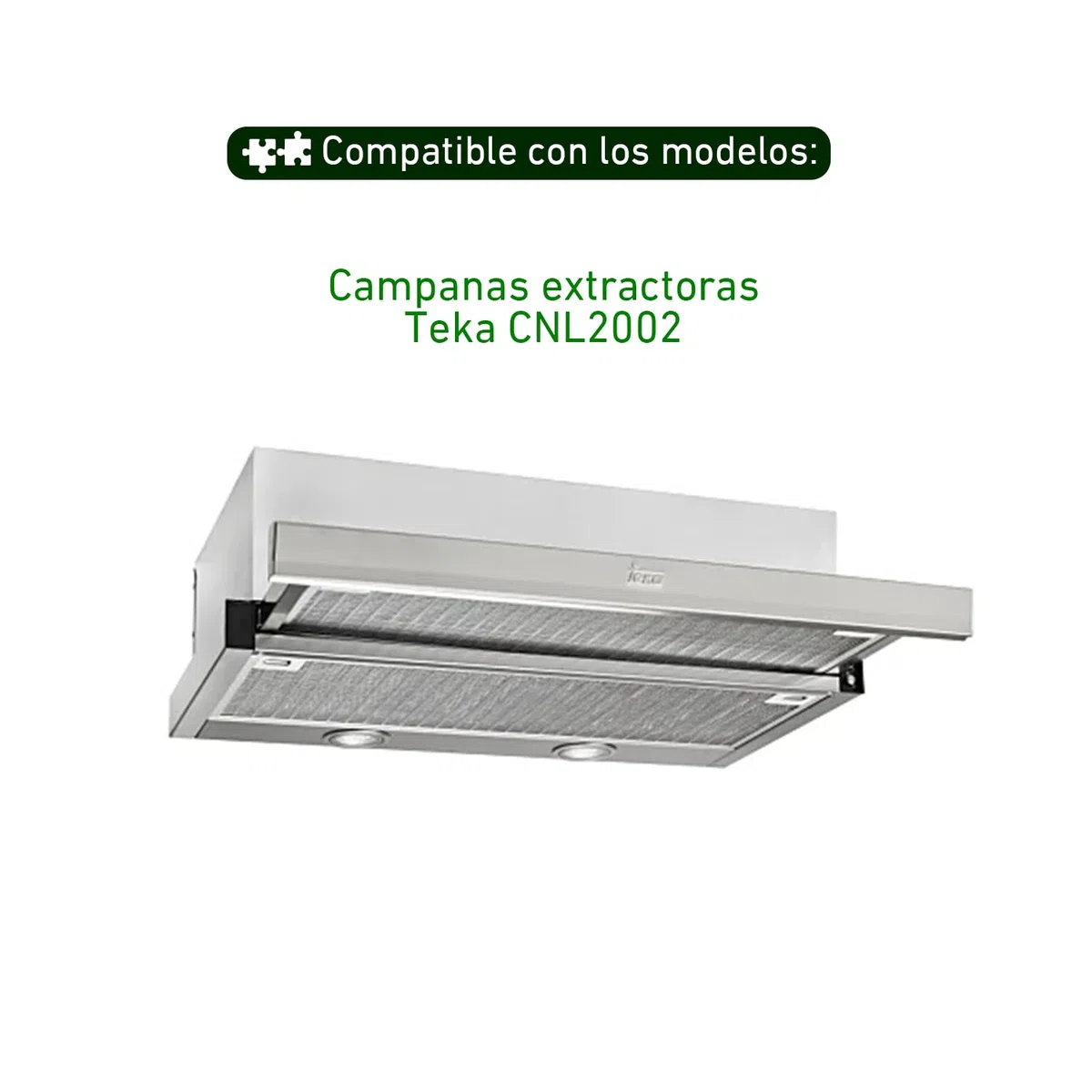 ELECTROTODO Conjunto de Filtros Compatibles con Campana Extractora TEKA CNL2002 (61836020, 61836021)