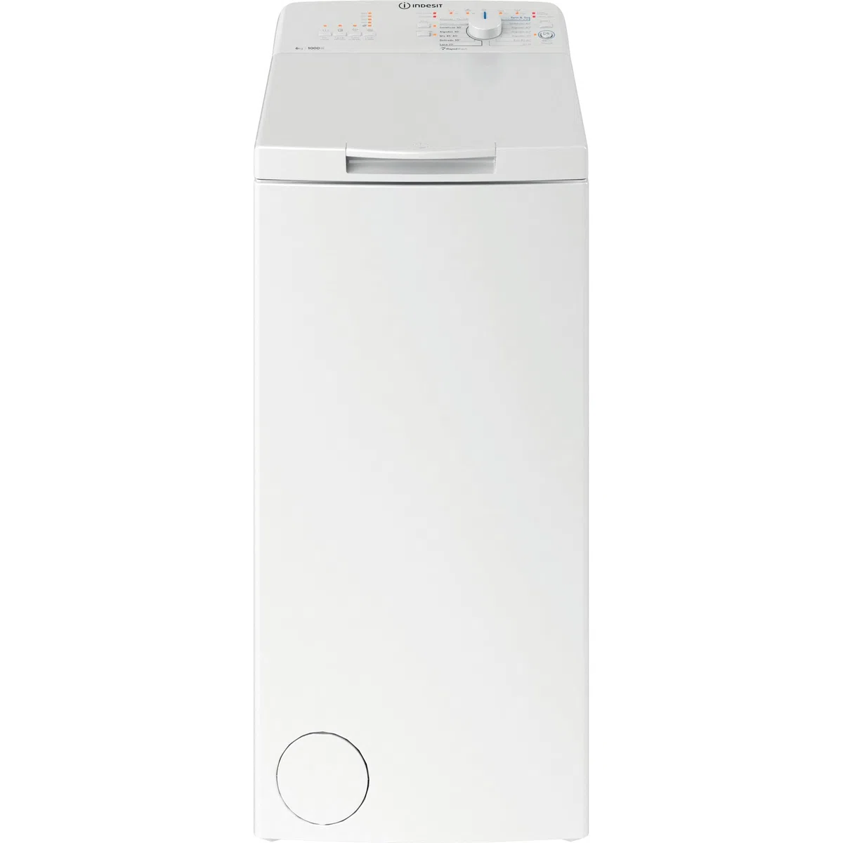 INDESIT - Lavadora de libre instalación de Carga superior, BTW L60400 SP/N, 6 Kg, 1000 rpm