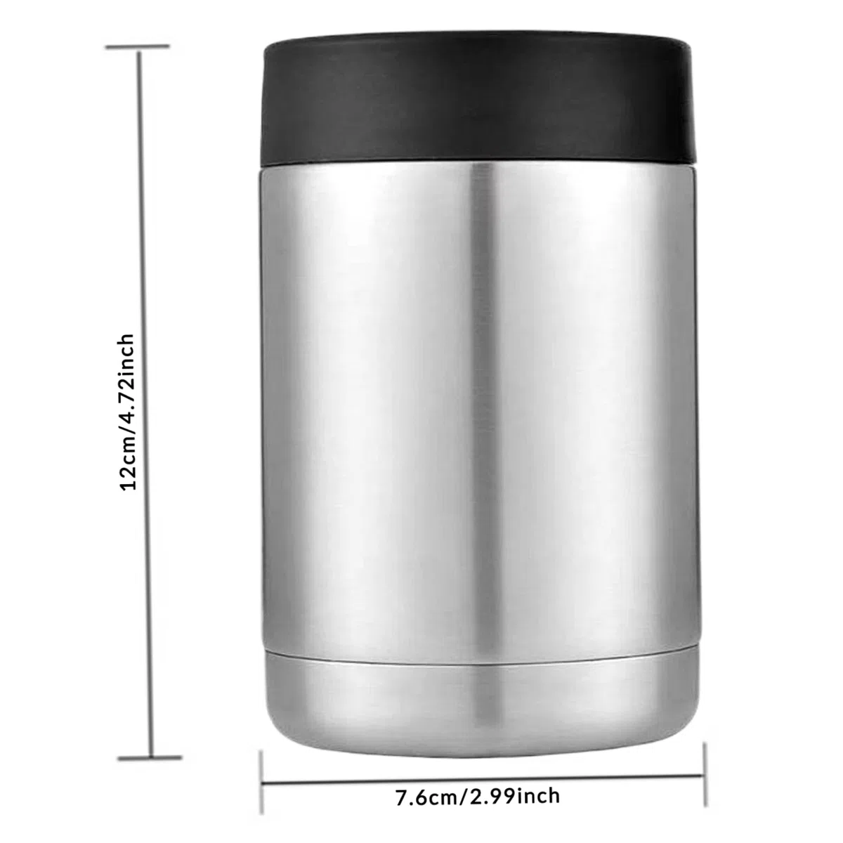 Cooler de aislamiento, 12 oz de lata, enfriador de cerveza de acero inoxidable de acero inoxidable de doble pared, cubiertas de lata portátiles para refresco, jugo y más
