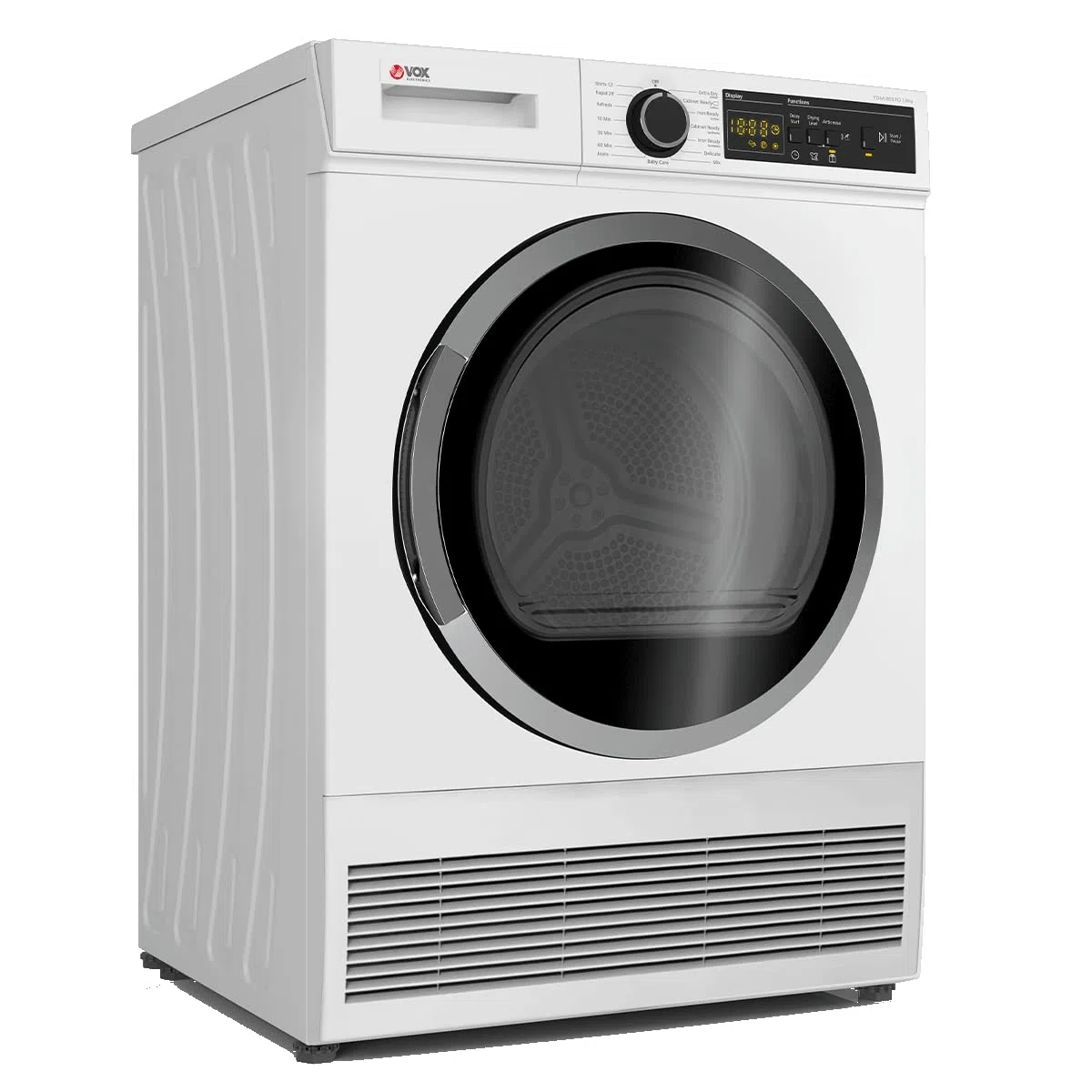 VOX TDM-805TQ (815TQ) SECADORA DE CONDENSACION 8 KG / 15 PROGRAMAS/SILENCIOSA/BAJO CONSUMO/PUERTA GRANDE
