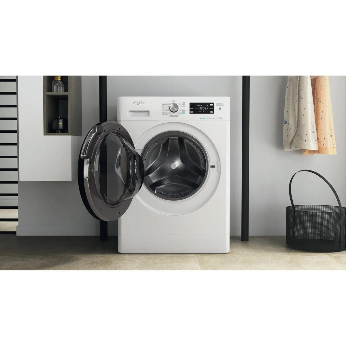 Whirlpool - Lavadora de libre instalación FFB 9469 BV SPT