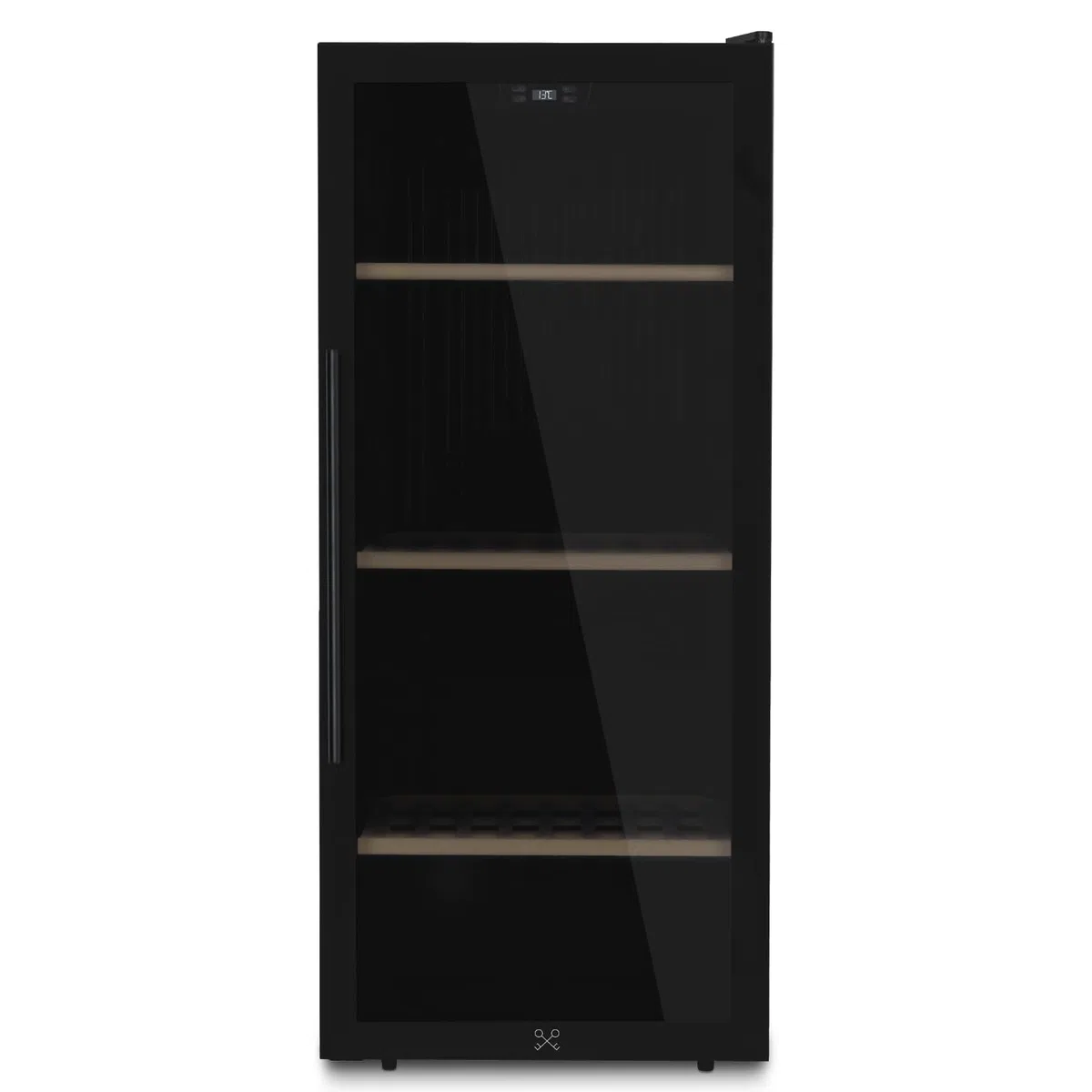 LES PETITS CHAMPS CAVCB122- Vinoteca independiente de 122 botellas, 242L de capacidad, diseño elegante, temperatura ajustable, sistema antivibración, cerradura con llave