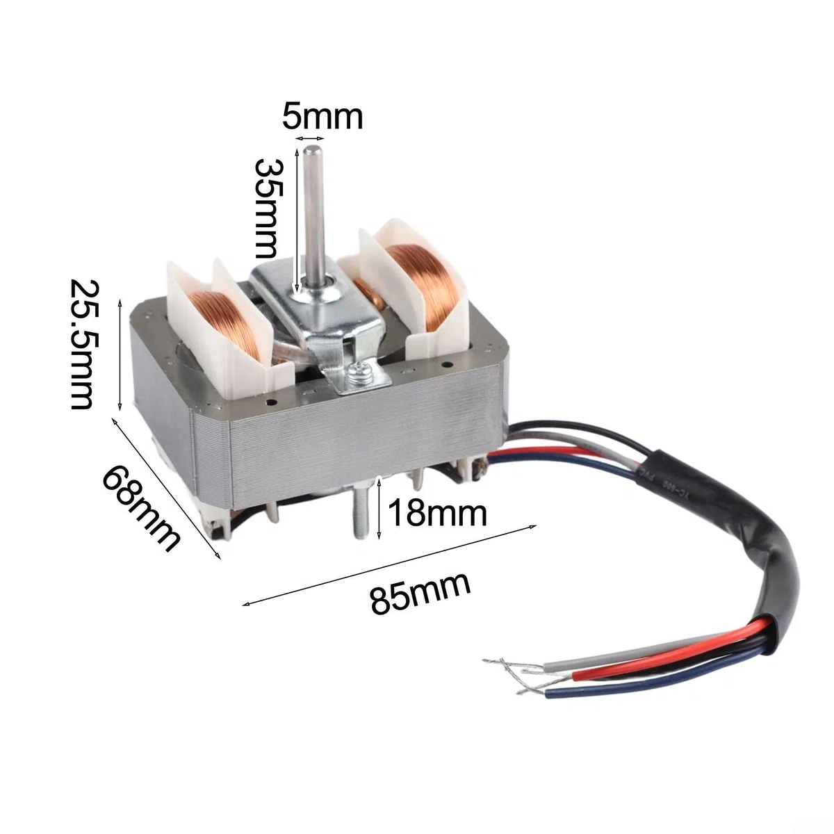 Motor de campana extractora de acero inoxidable para YJF6825 serie 68, motor de campana extractora para poste perfilado de 3500 RPM 100 W, pieza de repuesto para ventilador de escape de cocina