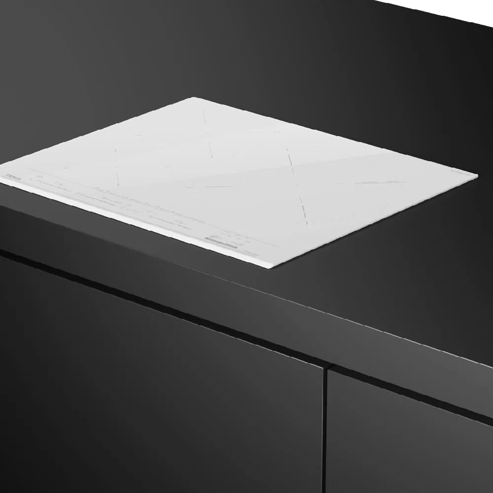 TEKA Placa Inducción 60 cm - 3 Zonas de Cocción - 8 Funciones Directas - Touch Control MultiSlider - Fuego XL para Paella - Función Stop & Go - Color Blanco - MestrePaeller IZC 63632 MPT WH