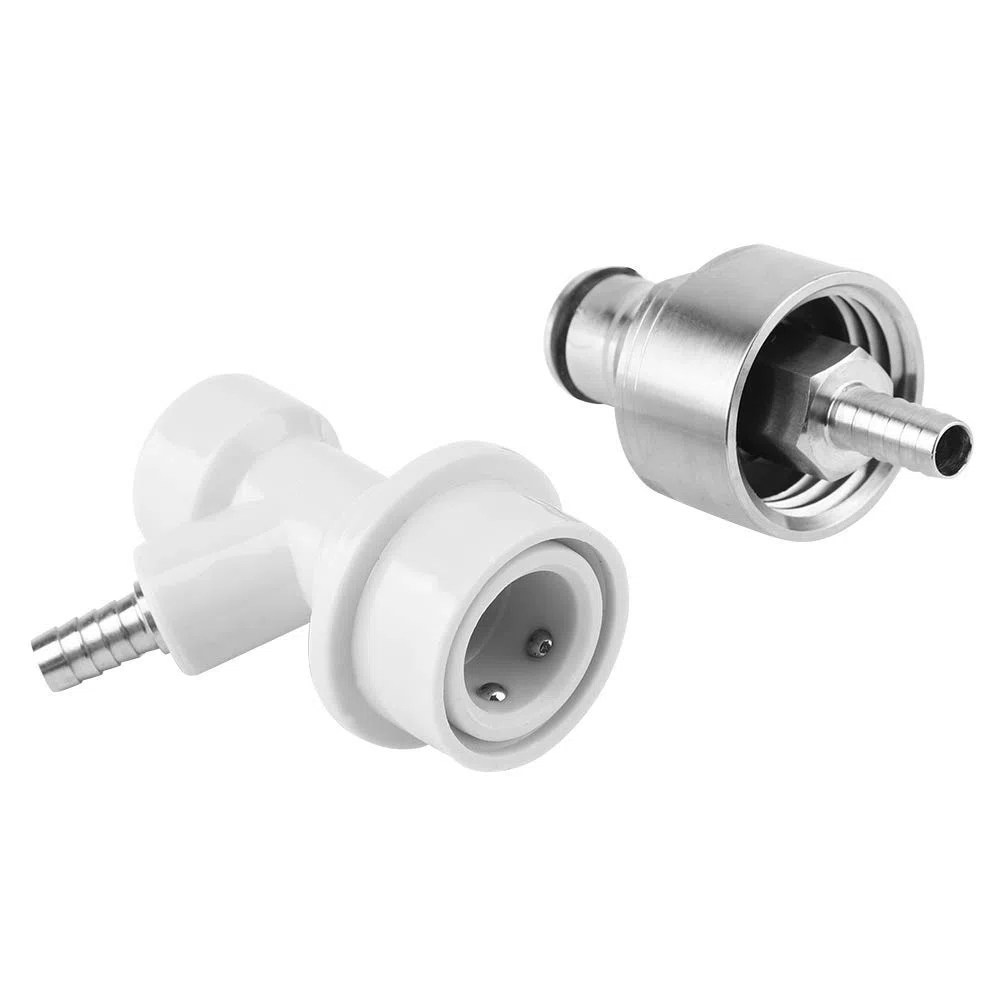 TOPINCN Carbonation Cap Acero Inoxidable 304 Carbonator con Liquid Ball Lock Disconnect 1/4" Barb Hot Homebrew Soda Agua Carbonato Cerveza Refrescos