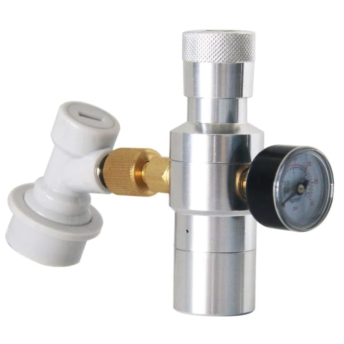 TOPINCN Carbonation Cap Acero Inoxidable 304 Carbonator con Liquid Ball Lock Disconnect 1/4" Barb Hot Homebrew Soda Agua Carbonato Cerveza Refrescos