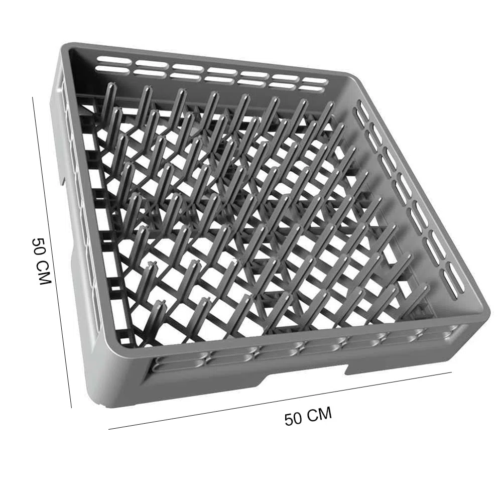 Genérico Rack de lavavajillas Industrial Porta Utensilios Plástico 50x50 cms
