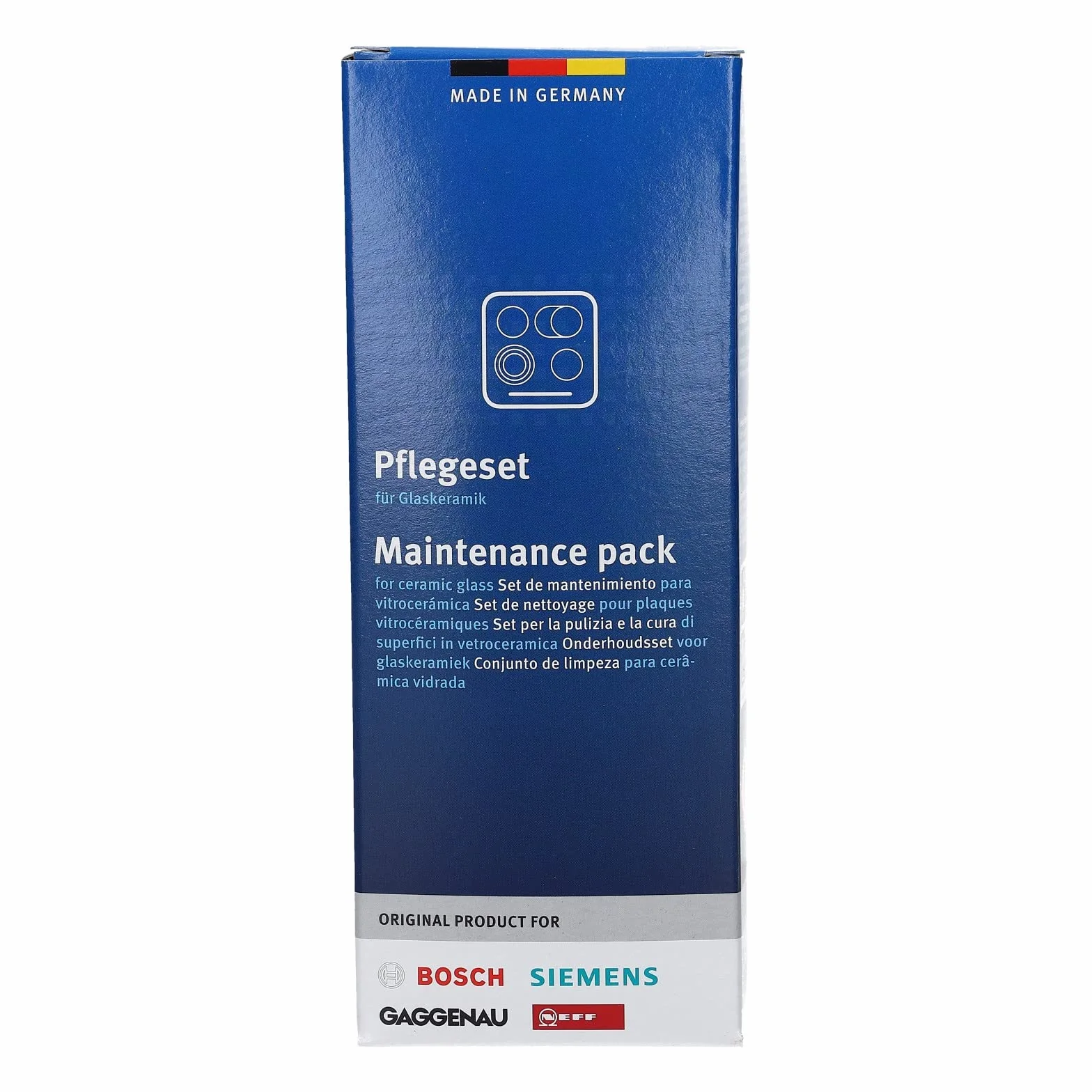 DL-pro Cuidado de vitrocerámica para Bosch Siemens 311900 00311900 - Kit de cuidado para vitrocerámica