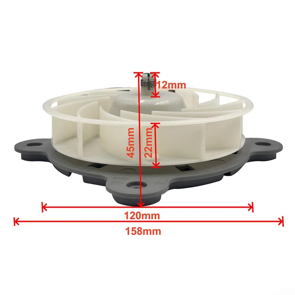 Motor de ventilador de condensador de refrigerador DA31-00345A para frigorífico Samsung, ABS, ventilador de refrigeración, motor de ventilador de refrigeración, funcionamiento silencioso