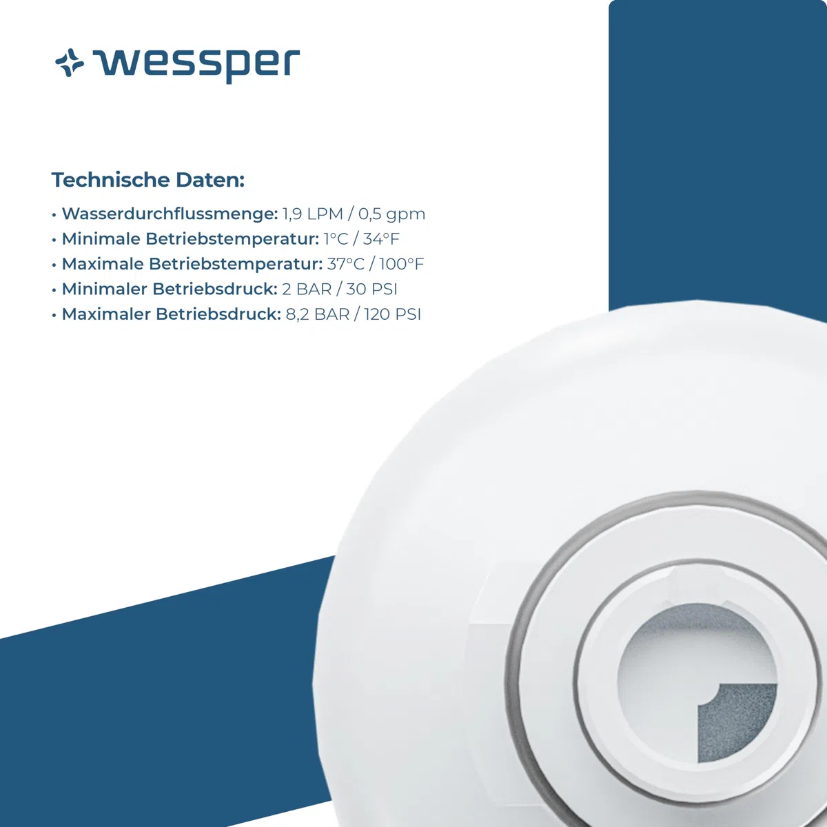 Wessper Filtro de agua para frigorífico, repuesto filtro de agua Ultra Clarity Pro 11032518, 11025825, compatible con frigorífico Bosch, Gaggenau, Neff y Siemens - 2 piezas