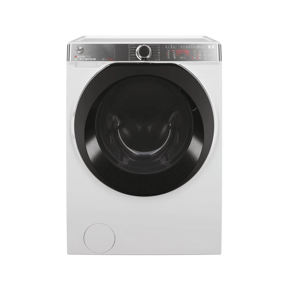Hoo ver H-WASH 550 - Lavadora de instalación (10 kg, carga frontal, clase A-20%, 1600 vueltas, App hOn, Cycles Care, Vapor AxLxP 85 x 60 x 58 cm, blanco - H5WPB610AMBC8-S