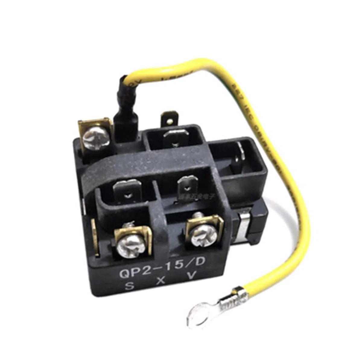 QP2-15/D Relé de arranque para refrigerador + protector redondo, relé de arranque de sobrecarga del compresor compatible con accesorios de repuesto para refrigerador Haier