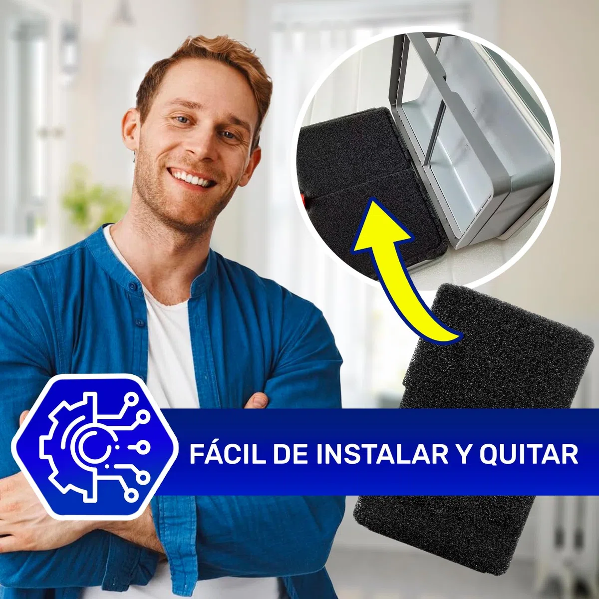 7 Piezas Esponja Filtros para Secadora de Ropa 240 x 155 x 11 mm con Código Original 2964840100 2964840200 2973350100 para Beko para Arcelik 782372152 782372445 782372447 para Smeg – MONTERAL
