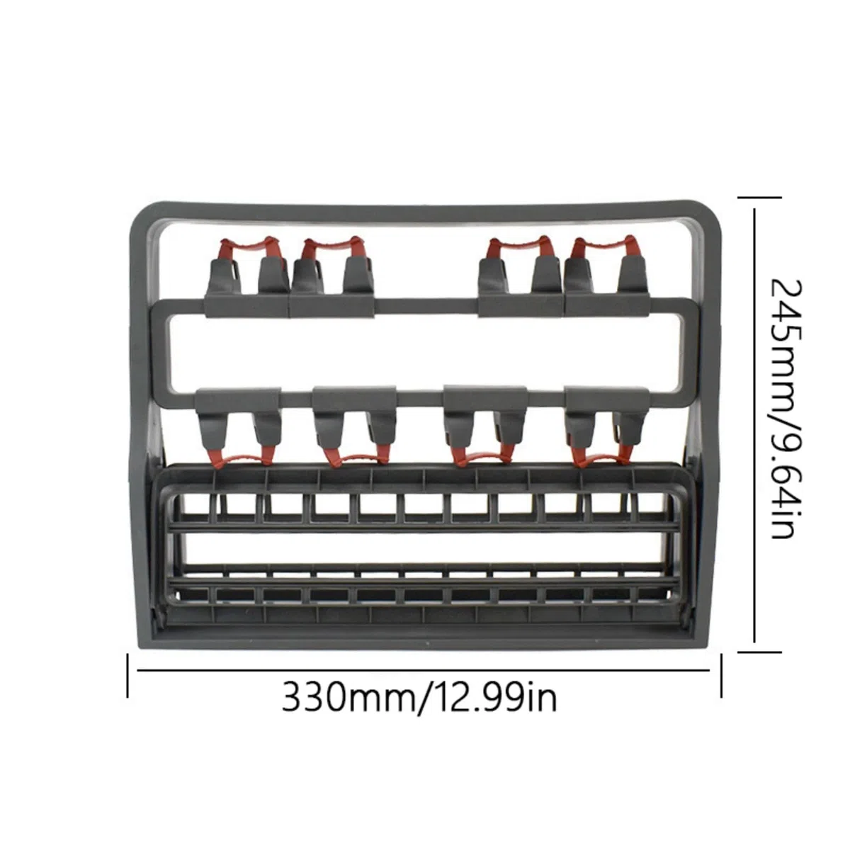 Estante de cristal para lavavajillas, soporte para tazas de vino, textura para una limpieza segura de delicados accesorios de electrodomésticos de cocina