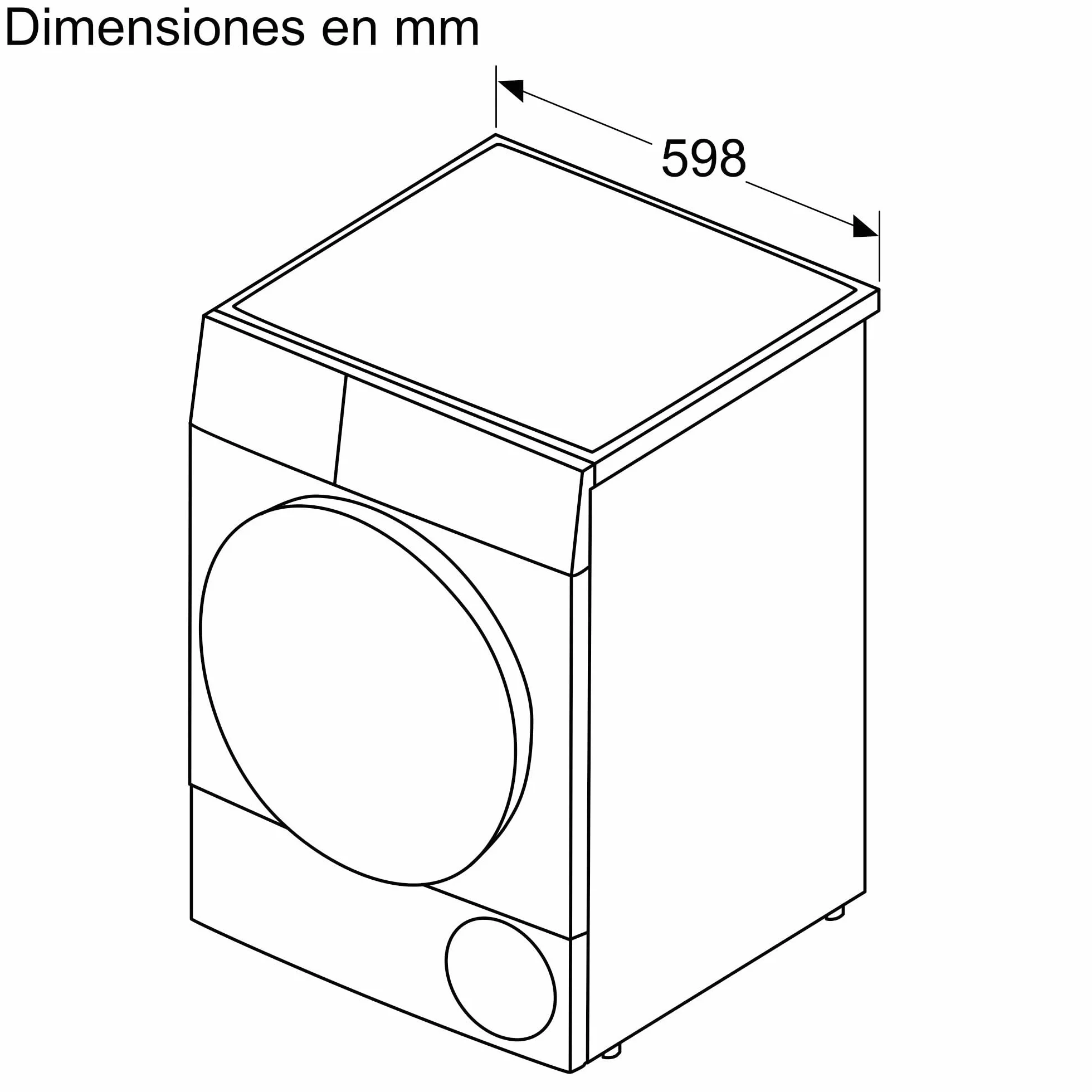 Balay Secadora de Condensación, Libre Instalación, 60 cm, 9 kg, Display LED, Pausa + Carga, Blanco, 3SB090B.