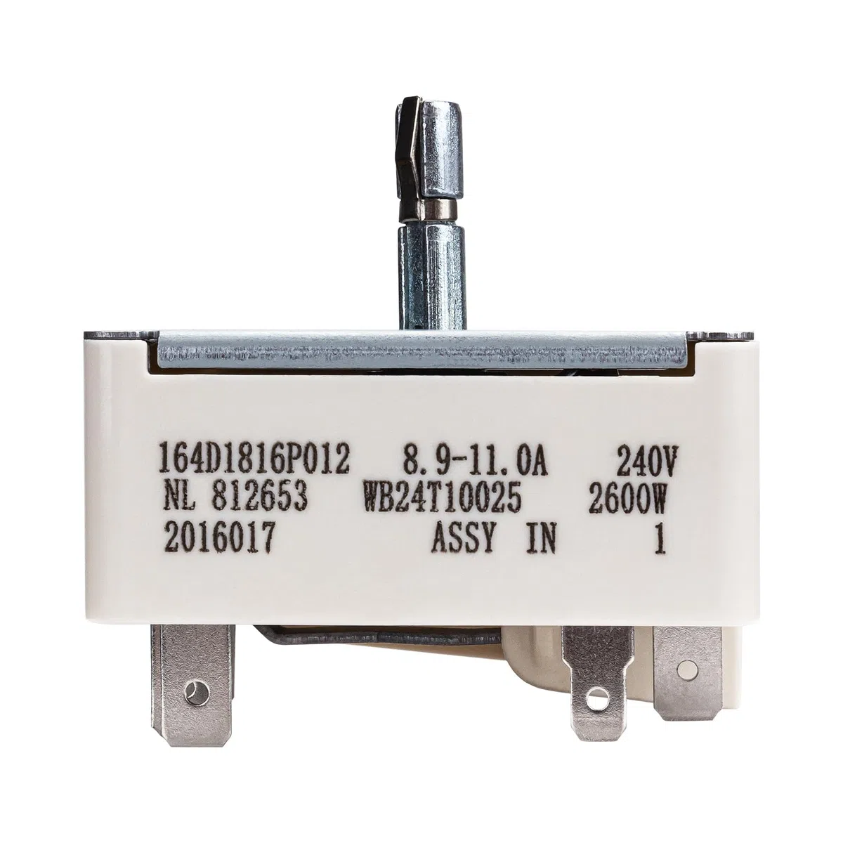 Showingo WB24T10025 - Interruptor de rango de quemador de superficie, interruptor de control infinito compatible con rangos eléctricos GE AP2024072, 769692, AH236750, EA236750, PS236750 (8 pulgadas)