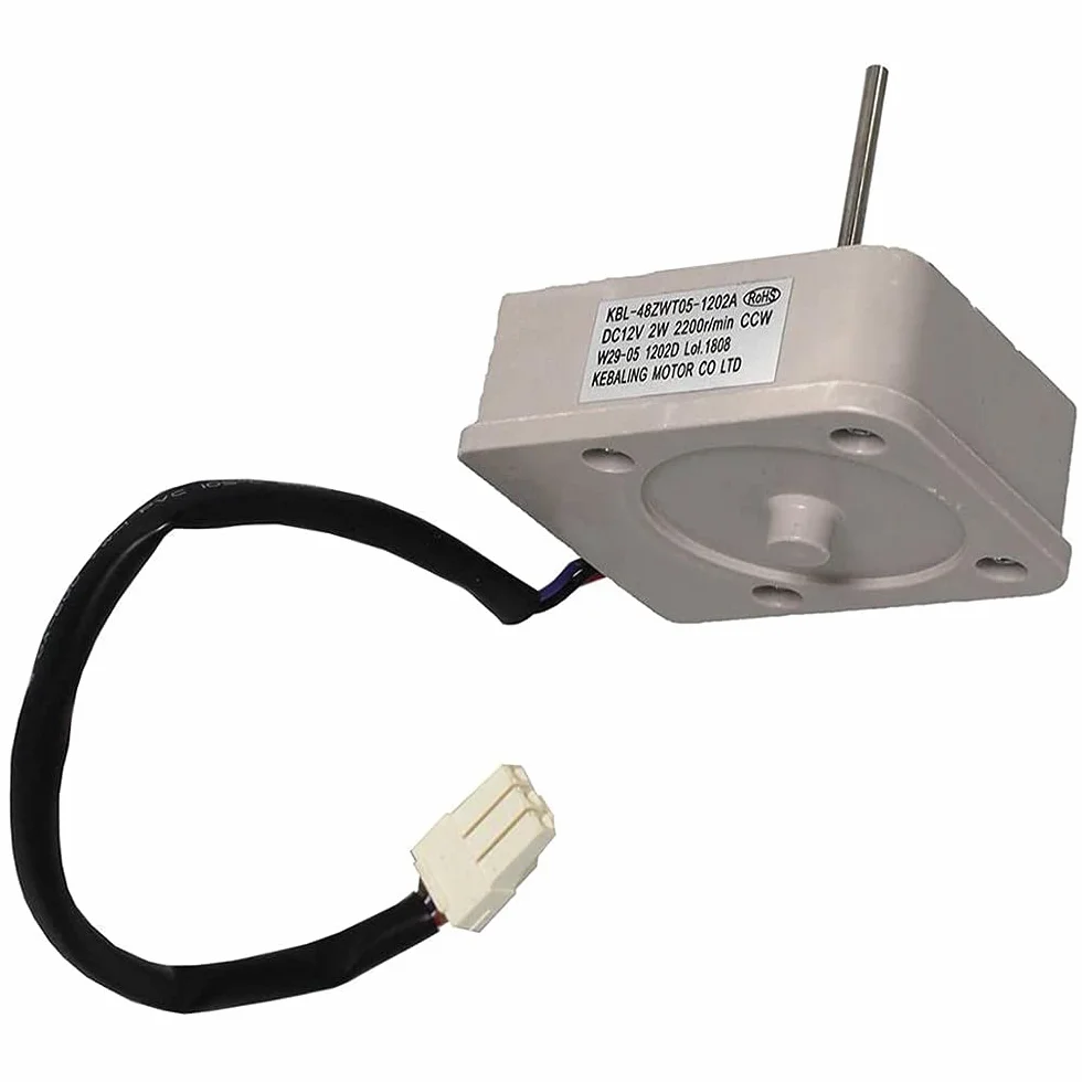 48ZWT05-1202A (DC12V 2W 2200R / Min) Accesorios del Refrigerador Motor del Ventilador del Evaporador