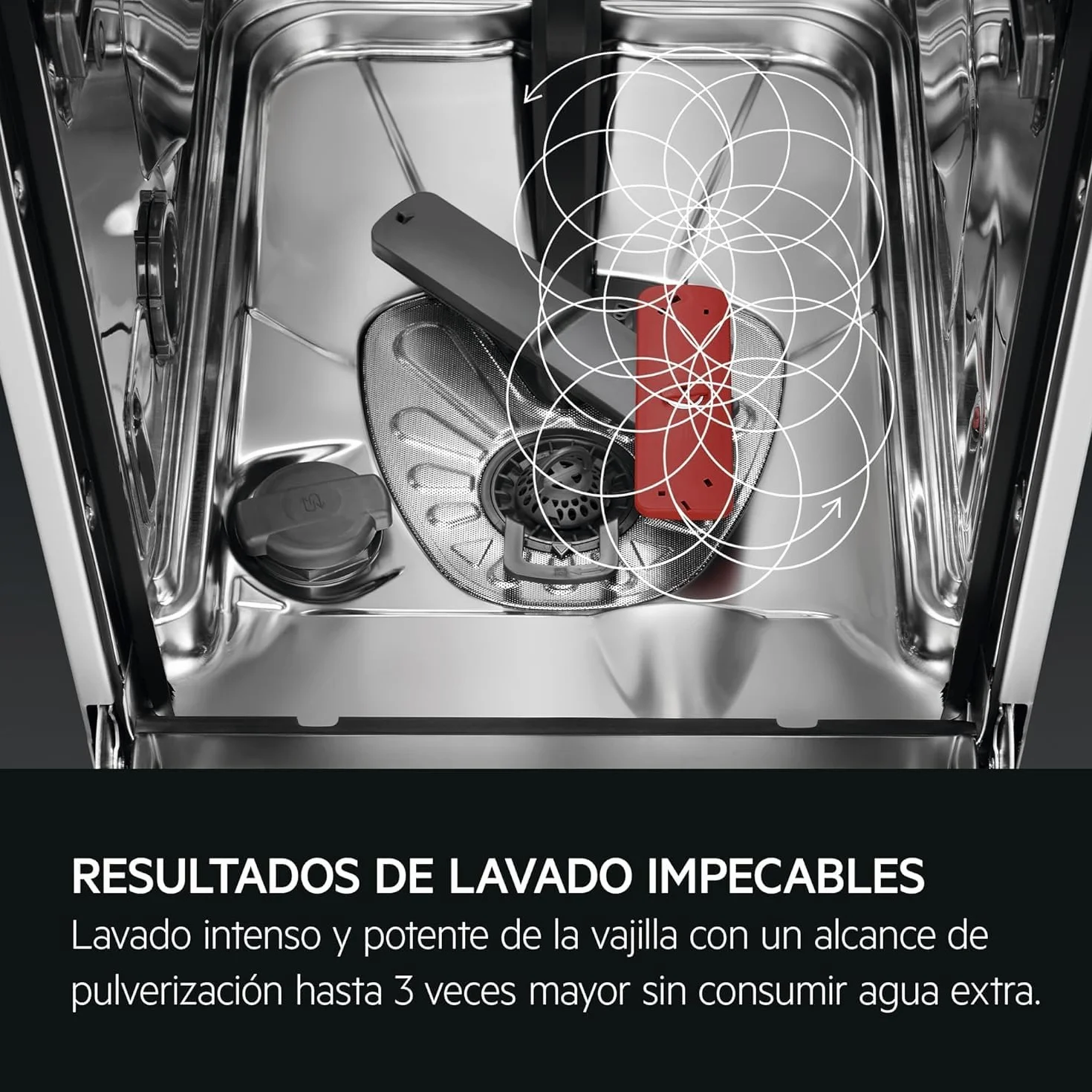 AEG Lavavajillas de 60 cm, FFB64607ZW, 13 cubiertos, Motor Inverter, Libre Instalación, Display LCD 8 Programas, 4 Temperaturas, AirDry Extrahigiene, Serie 6000 SatelliteClean, Blanco